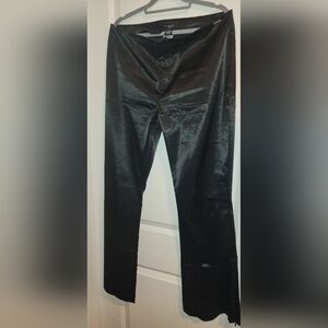 Guess Jeans Vintage Y2K Era Black Satin Pants